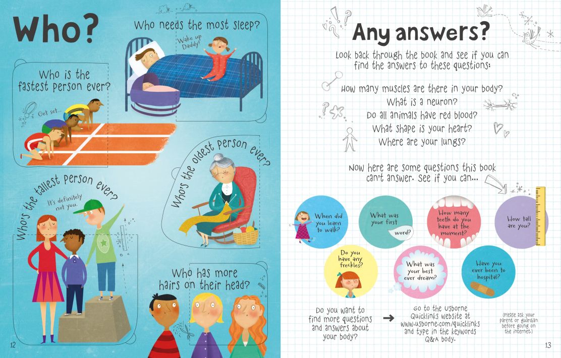 Usborne - Lift the Flap Questions & Answers About Body