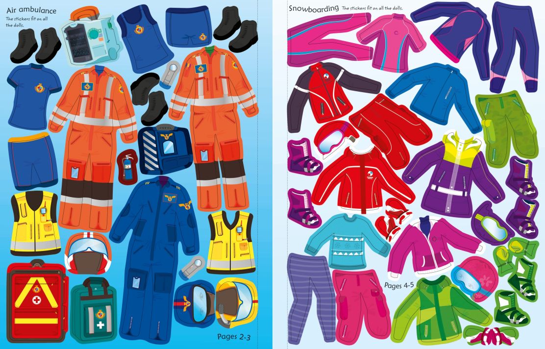 Usborne - Sticker Dolly Dressing Action!