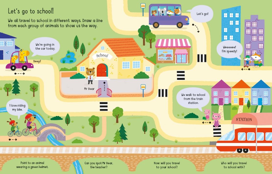 Usborne - Starting School Activity Book