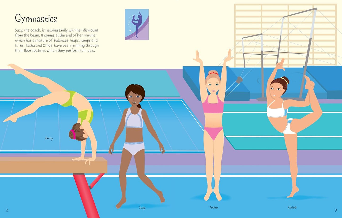 Usborne - Sticker Dolly Dressing Sports