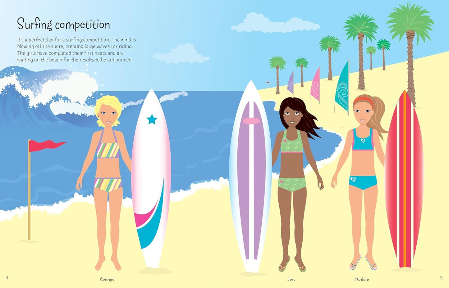 Usborne - Sticker Dolly Dressing Sports