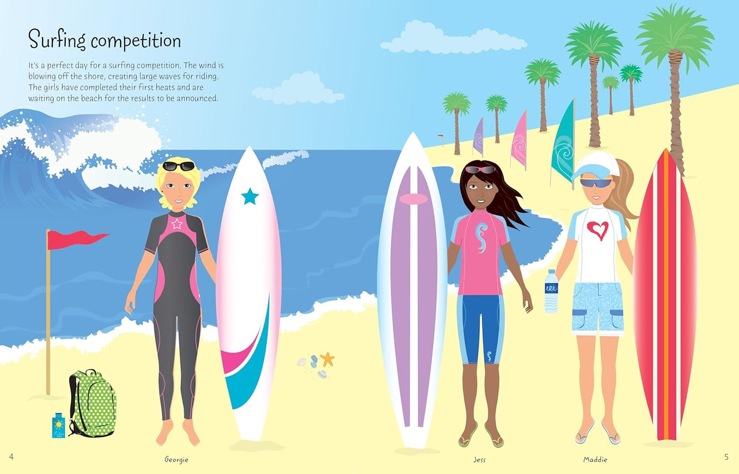 Usborne - Sticker Dolly Dressing Sports