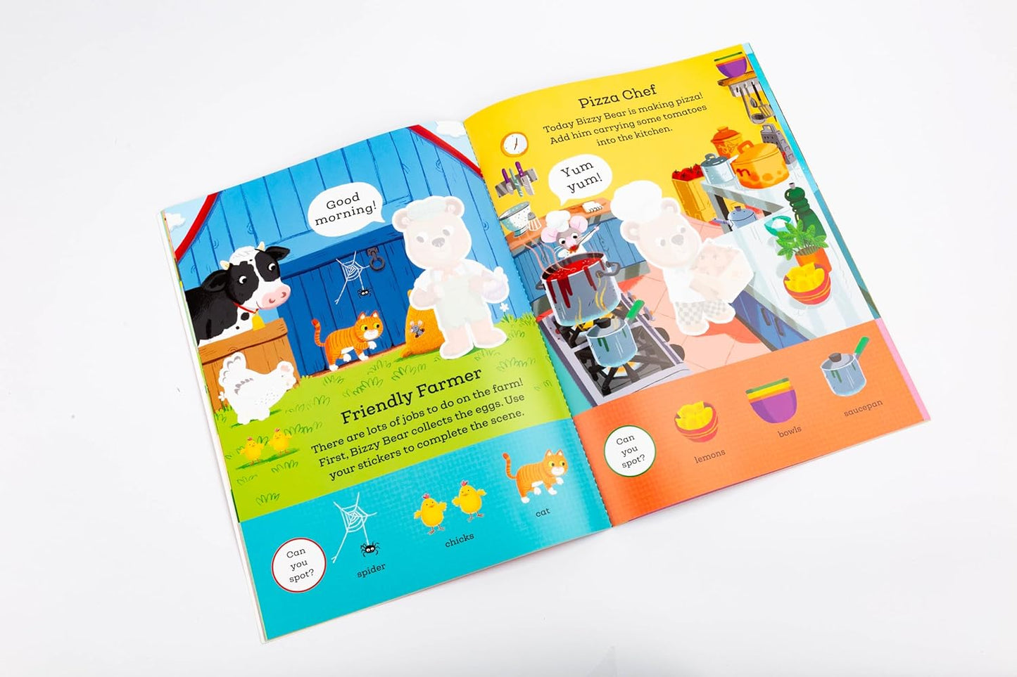 NC- Bizzy Bear My First Sticker Book: Busy Jobs