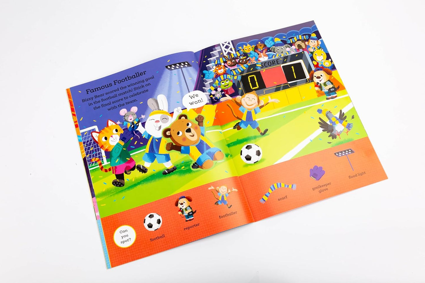 NC- Bizzy Bear My First Sticker Book: Busy Jobs