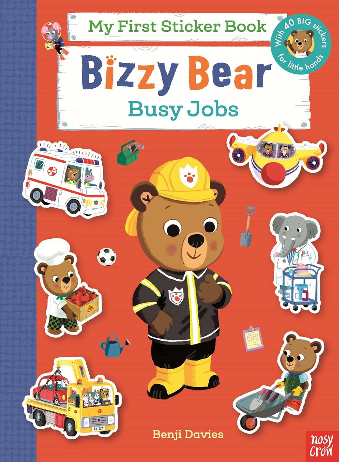 NC- Bizzy Bear My First Sticker Book: Busy Jobs