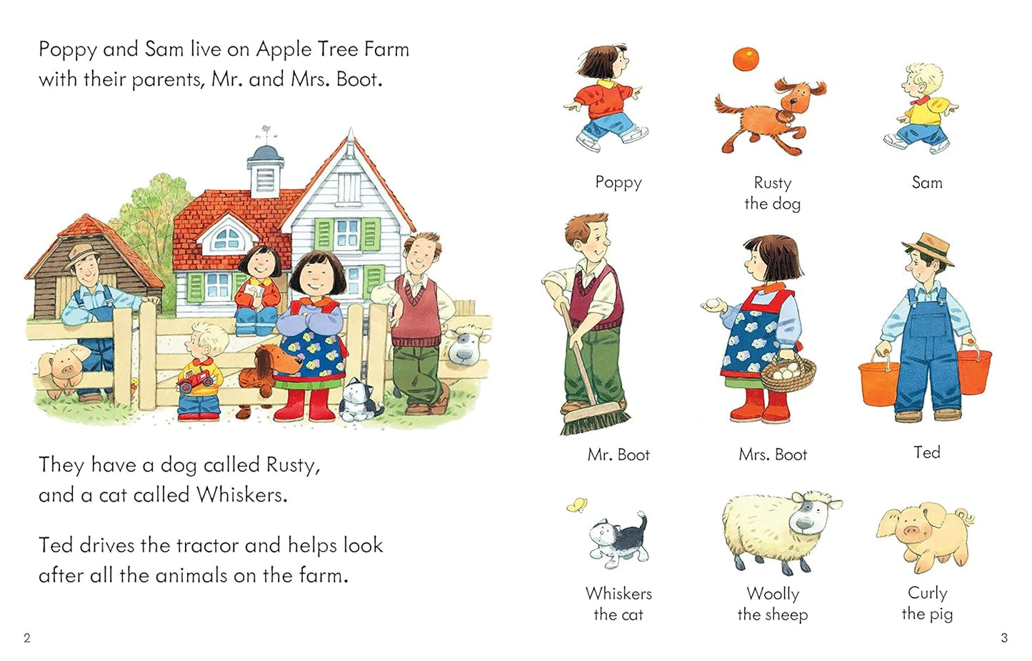 Usborne - Poppy And Sam'S First Word Book