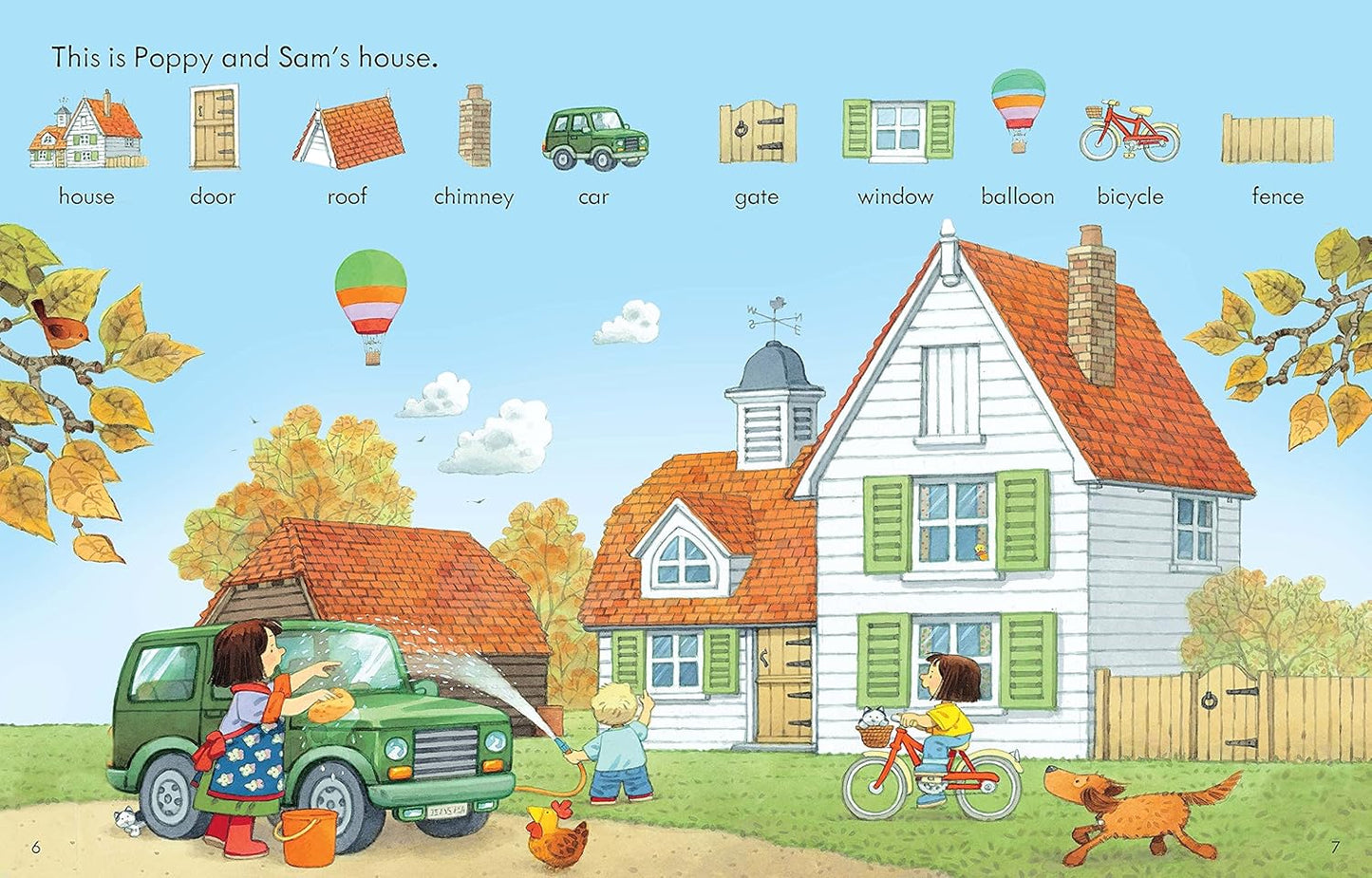 Usborne - Poppy And Sam'S First Word Book
