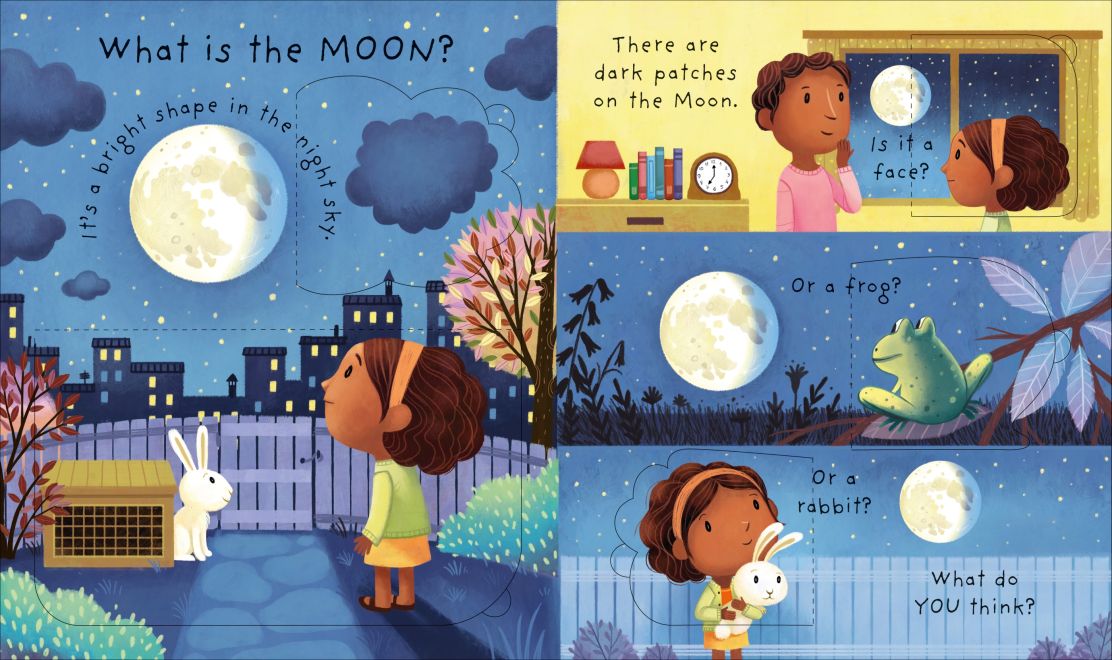 Usborne - Lift the Flap Very First Questions&Answers What Is The Moon?