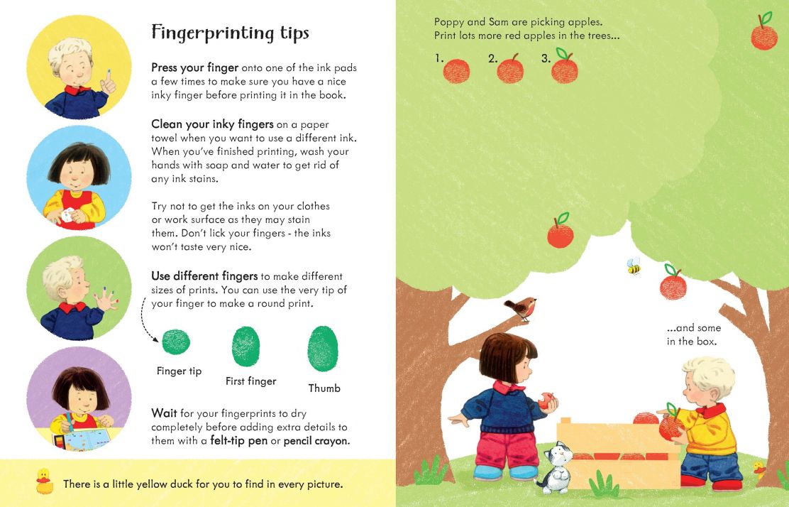 Usborne - Poppy and Sam's Fingerprint Activities