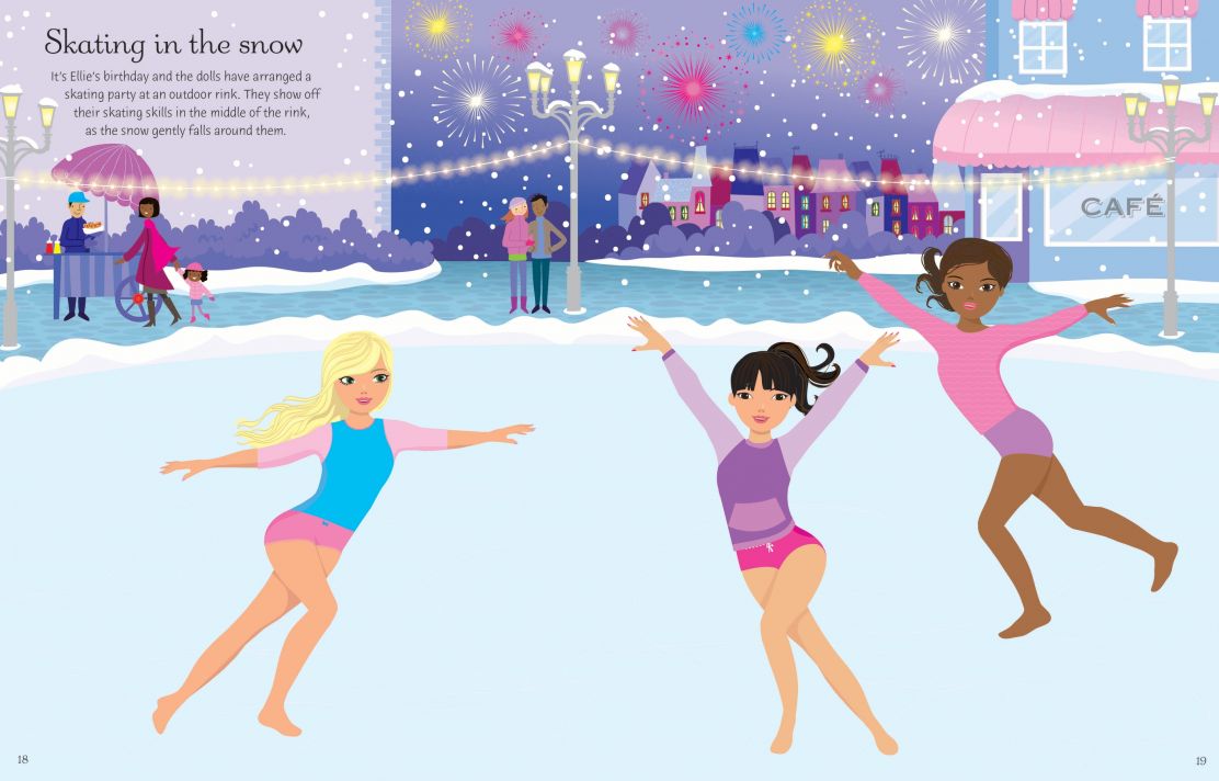 Usborne - Sticker Dolly Dressing Ice Skaters
