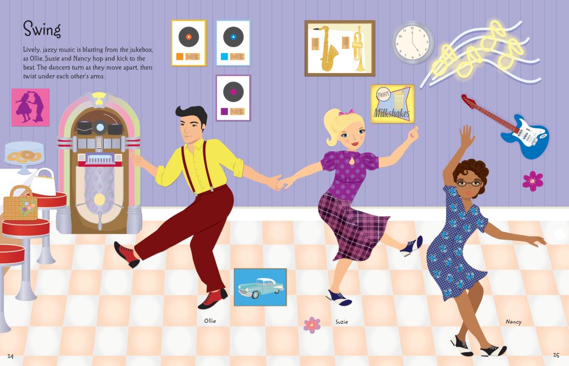 Usborne - Sticker Dolly Dressing Dancers