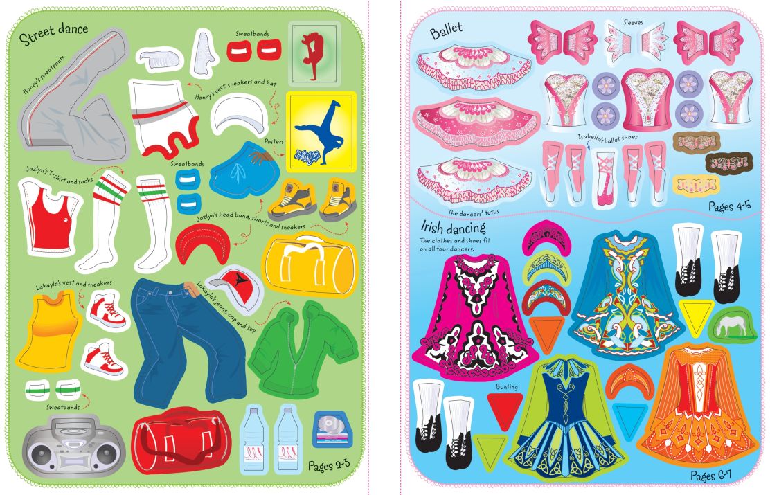 Usborne - Sticker Dolly Dressing Dancers