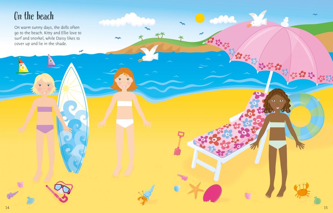 Usborne - Sticker Dolly Dressing Dolls