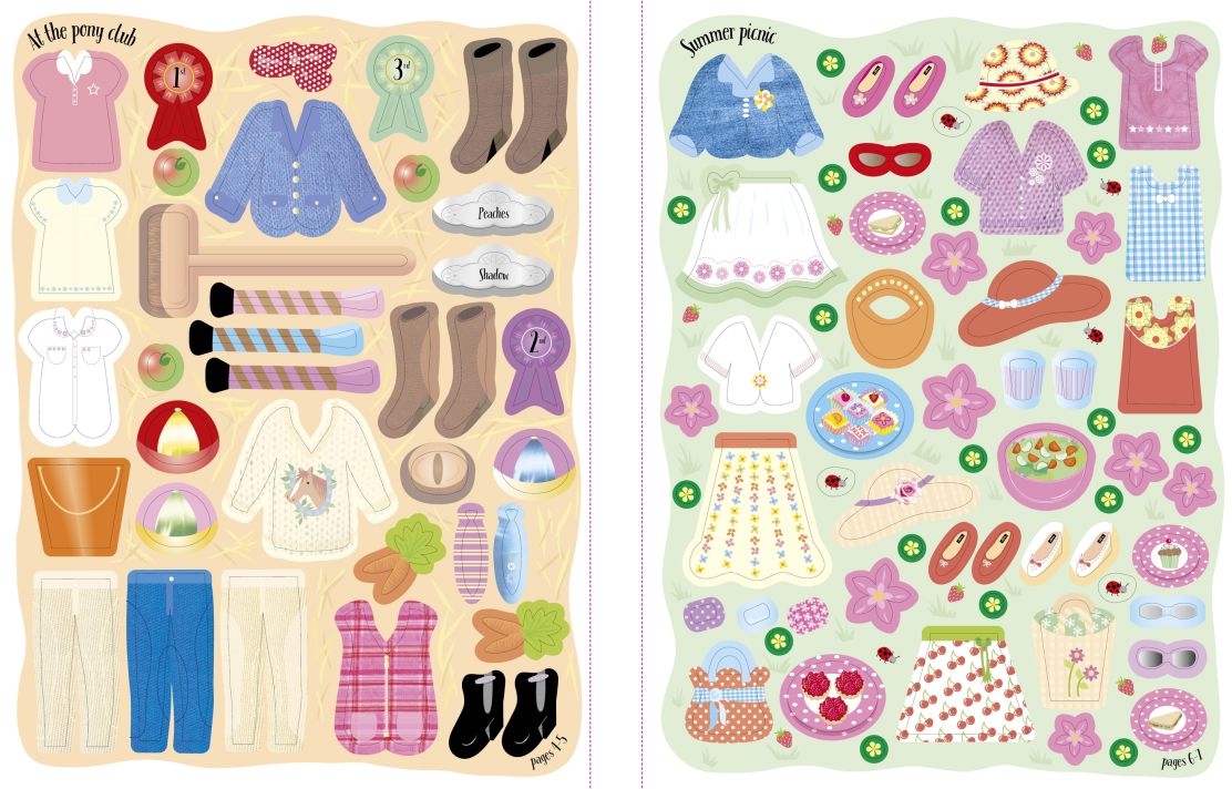 Usborne - Sticker Dolly Dressing Dolls