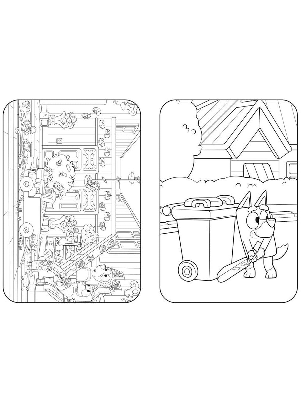 Bluey: Fun and Games: A Coloring Book