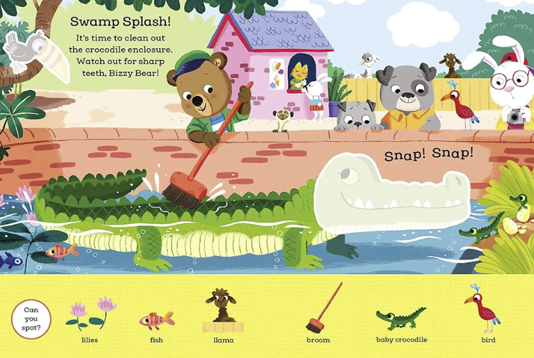 NC - Bizzy Bear: Sticker Book: Animals