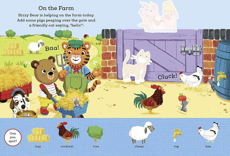 NC - Bizzy Bear: Sticker Book: Animals