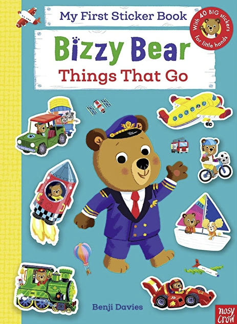 NC - Bizzy Bear: Sticker Book: Go