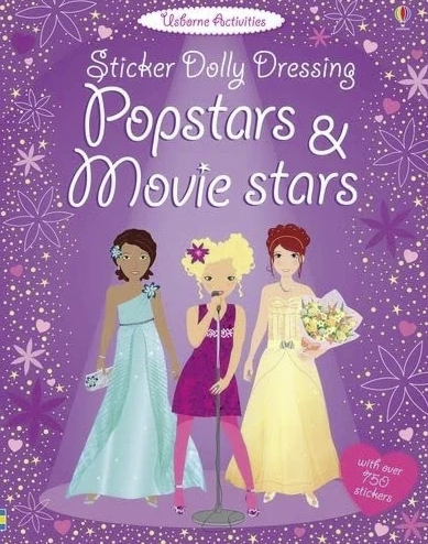 Usborne - Sticker Dolly Dressing Popstars & Movie Stars